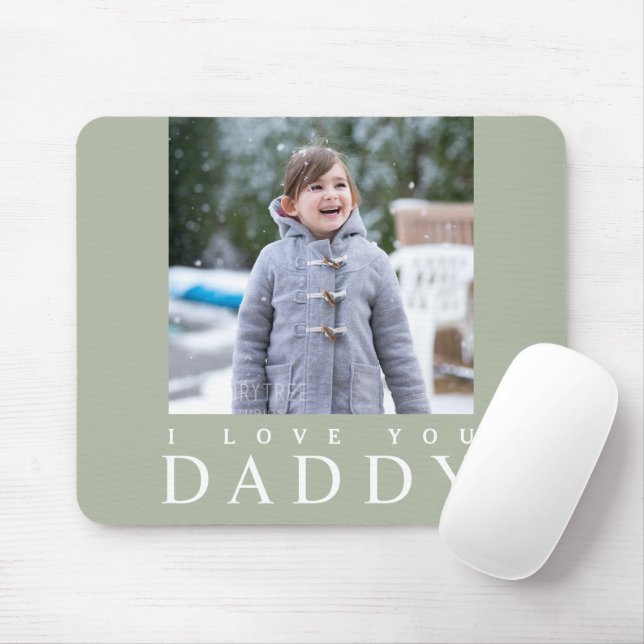 I Love You Daddy Photo Mouse Pad (With Mouse)