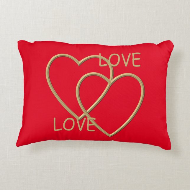 I Love you Decorative Cushion (Back)