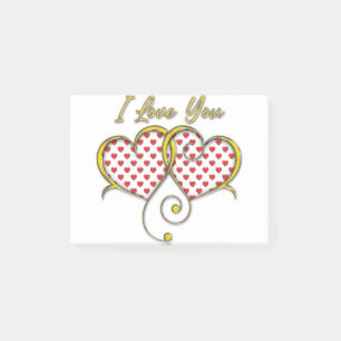 I love You Design Post-it Notes
