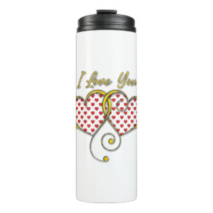 I love You Design Thermal Tumbler