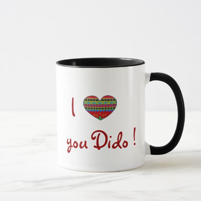 I Love You Dido With All My Heart Mug (Right)