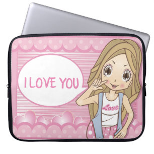 I LOVE YOU Electronics Bag