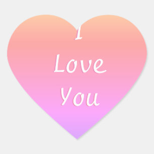 I Love You Emoji Heart Sticker