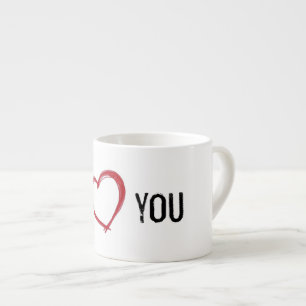 I love you espresso mug