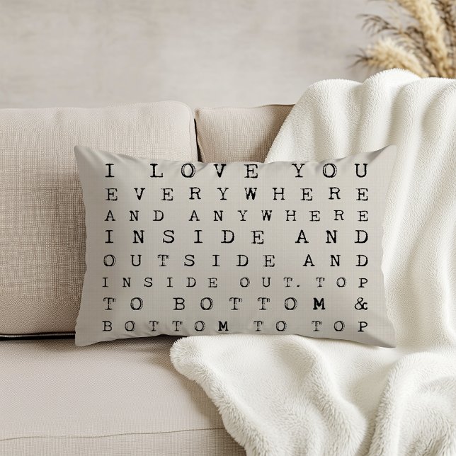 I Love You Everywhere | Accent Pillow (Creator Uploaded)