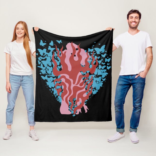 I LOVE YOU FLEECE BLANKET (In Situ)