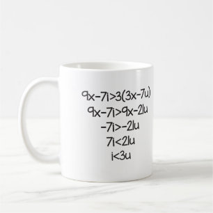 I love you for scientists, math teachers coffee mug