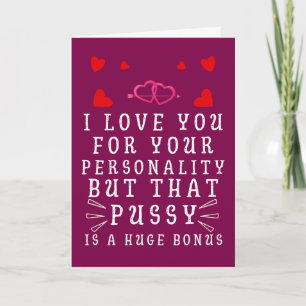 I Love You For Your Personality Card