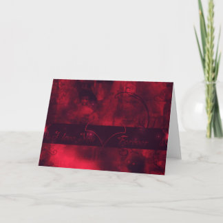 I love you - forever holiday card