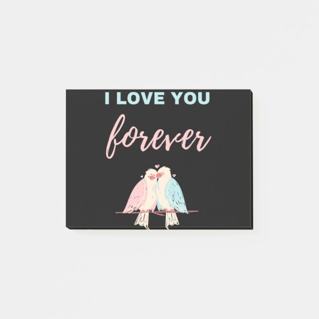 I Love You Forever Post-it Notes (Front)