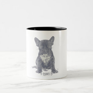 I Love YOU - French Bulldog Coffee Mug