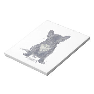 I Love YOU - French Bulldog  Notepad
