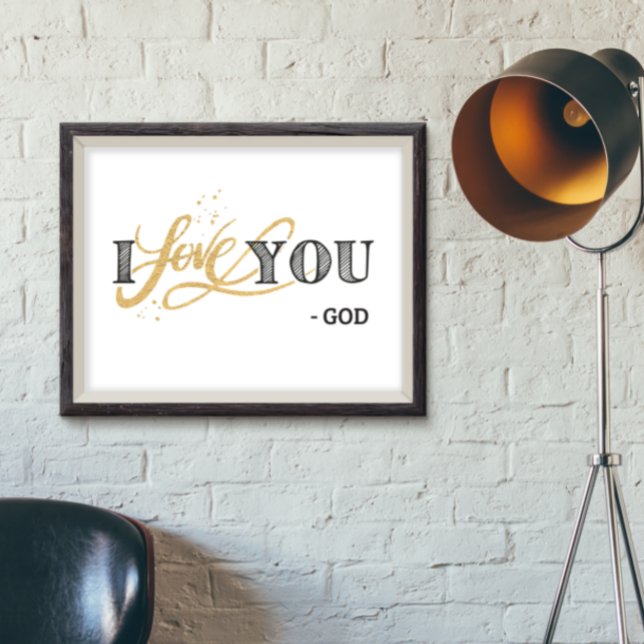 I Love You, from God Art Print (Creator Uploaded)