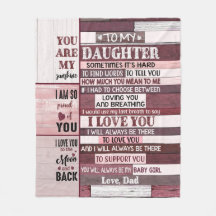 I Love you- Gift for Daughter