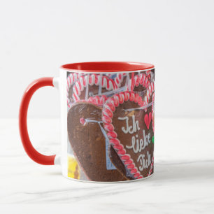 I Love You Gingerbread Hearts At The Holiday Mug