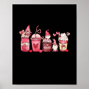 I Love You Gnome What Sticker Poster