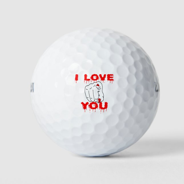 I Love You Golf Balls (Front)
