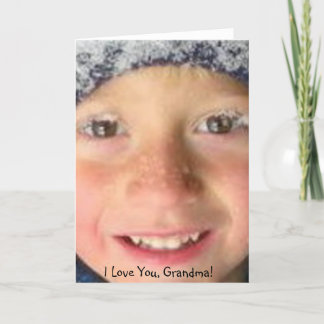 I love you Grandma Card