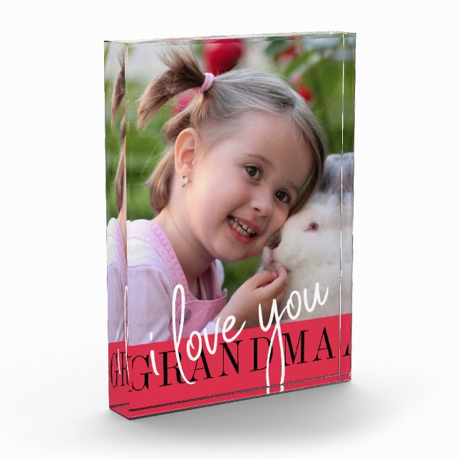 I Love You Grandma Custom Photo (Left)