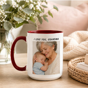 I Love You Grandma Mug Grandparents Day