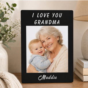 I Love You Grandma photo Grandparents Day Plaque
