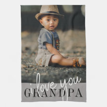 I Love You Grandpa Custom Photo