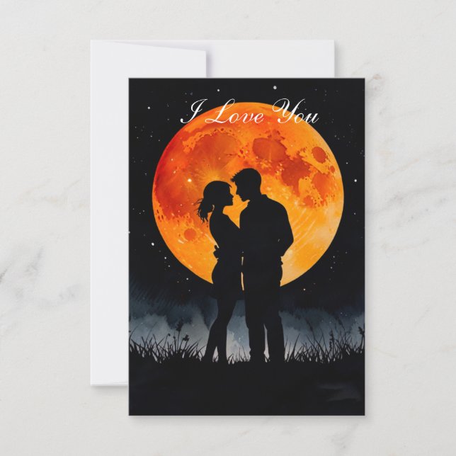 I Love You Greeting Card  (Front)
