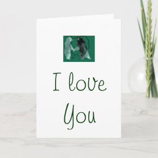 " I Love you" greeting card by Interactive Bear