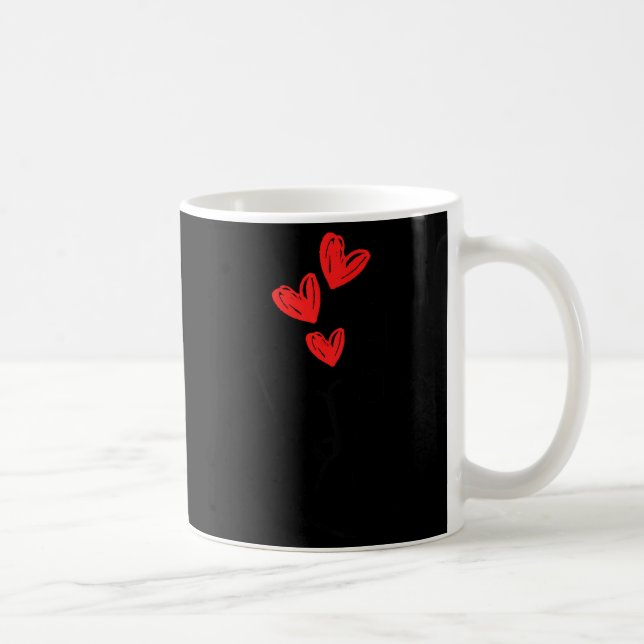 I-love You Hand Sign Heart Women Girls Valentines  Coffee Mug (Right)