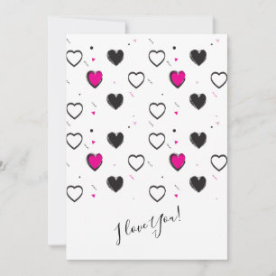 "I Love You!" - Happy Valentine's Day Lovely Holiday Card