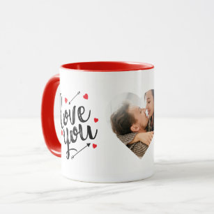 I Love You   Happy Valentine's Day Modern Mug