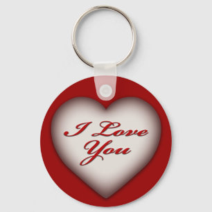 I Love You Heart Key Ring