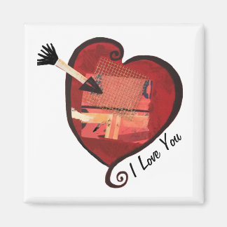 I love You heart Magnet