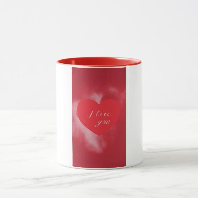 I Love You Heart Mug (Center)
