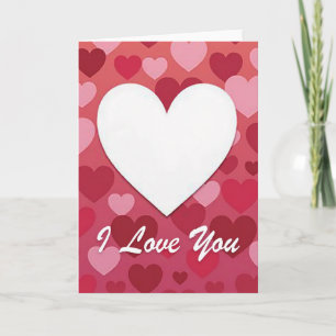 I Love You Heartfelt Romance Card