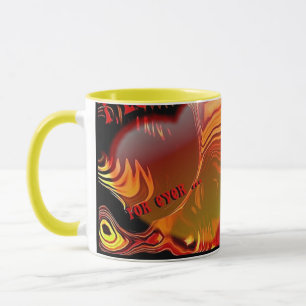 i love you hearts ceramic mug