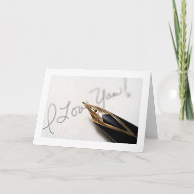 I Love You! Holiday Card (Front)