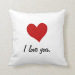 I Love You, I Love You More Cushion<br><div class="desc">Who loves the other more? A splendid argument to have with the one that you adore.</div>