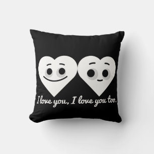 I LOVE YOU, I LOVE YOU TOO CUSHION