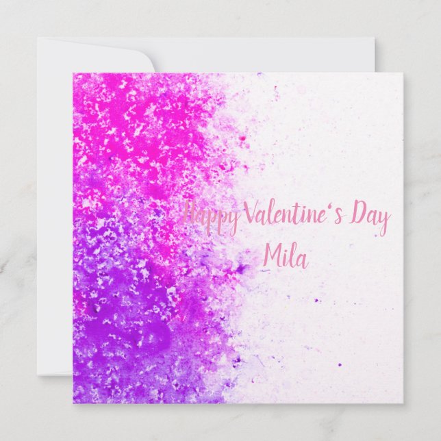 I love you I want you forever Holiday Card (Front)