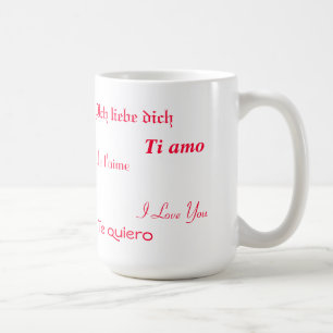I Love You In Five Languages Coffee Mug
