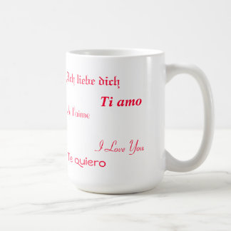 I Love You In Five Languages Coffee Mug