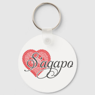 I love you in Greek - S'agapo Key Ring
