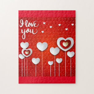 I love you in Red Jigsaw Puzzle