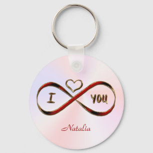 I love you infinitely key ring