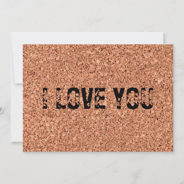 "I LOVE YOU" INVITATION (Front)