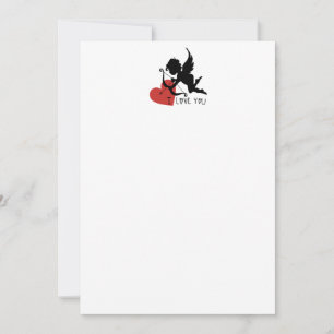 I LOVE YOU INVITATION