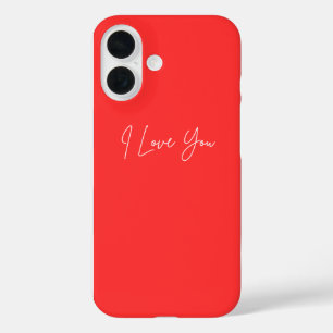 I Love You iPhone 16 Pouch – Cute Romantic Case