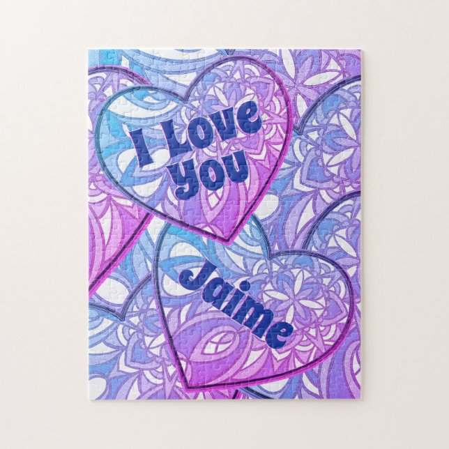 I Love You  Jigsaw Puzzle (Vertical)
