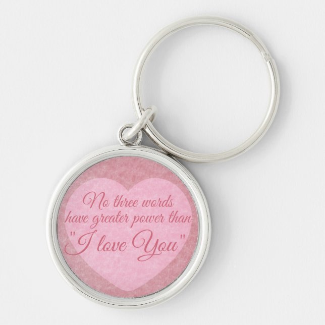 “I LOVE YOU” key chain (Front)